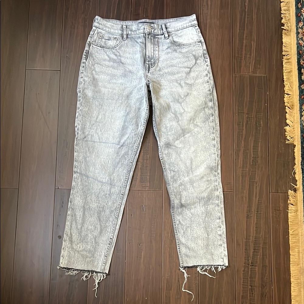 Women's Gray Mom Jeans
